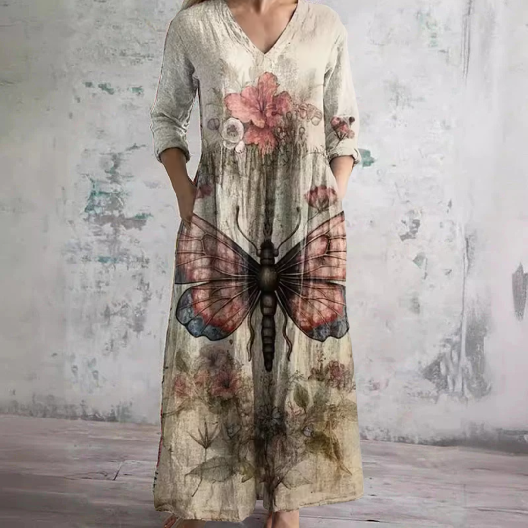 Evelyn™ - Blumenmuster-Sommerkleid
