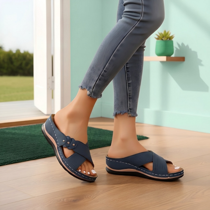 Nerila™ – Atmungsaktive orthopädische Keilsandalen mit hohem Tragekomfort