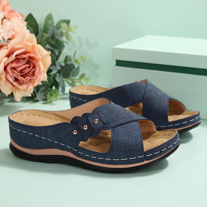 Nerila™ – Atmungsaktive orthopädische Keilsandalen mit hohem Tragekomfort