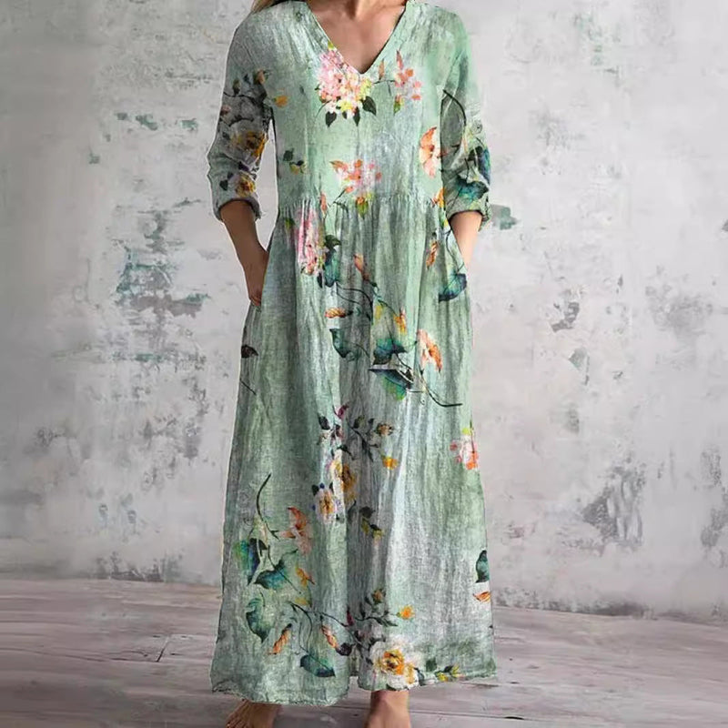 Maya™ - Blumenmuster-Sommerkleid