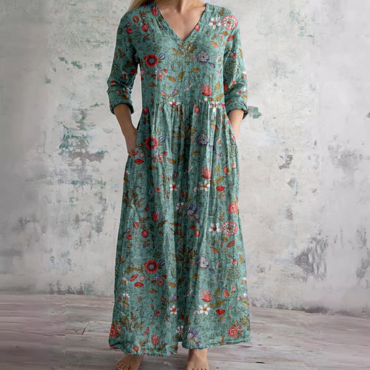 Olivia™ - Blumenmuster-Sommerkleid