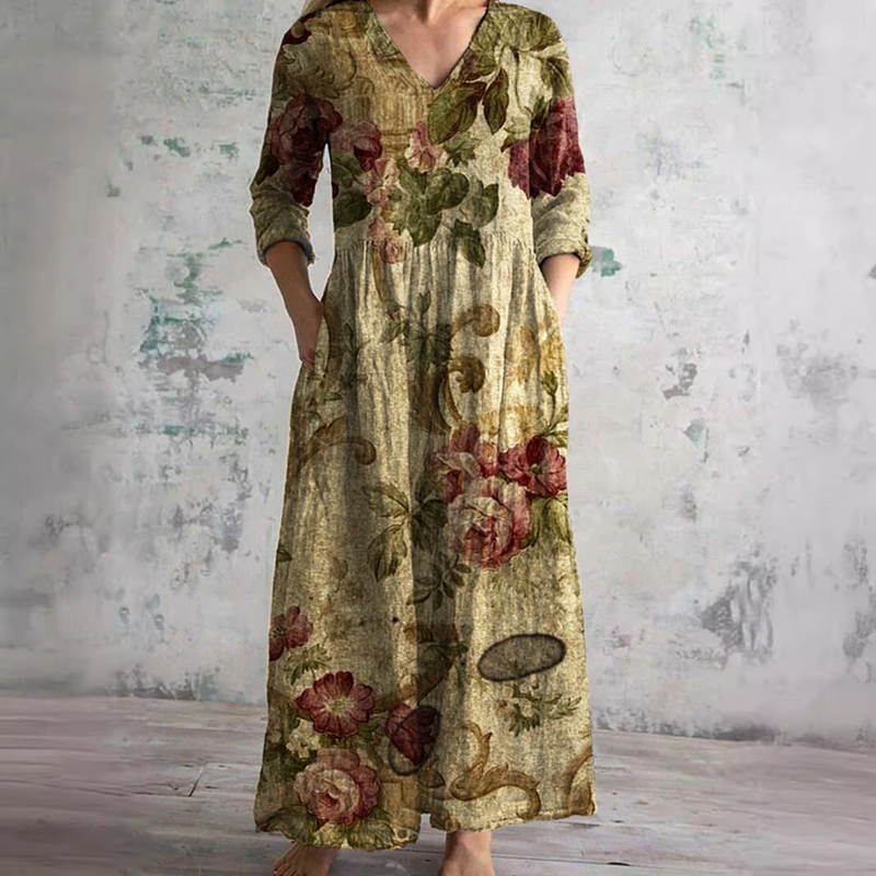 Rachel™ -Blumenmuster-Sommerkleid
