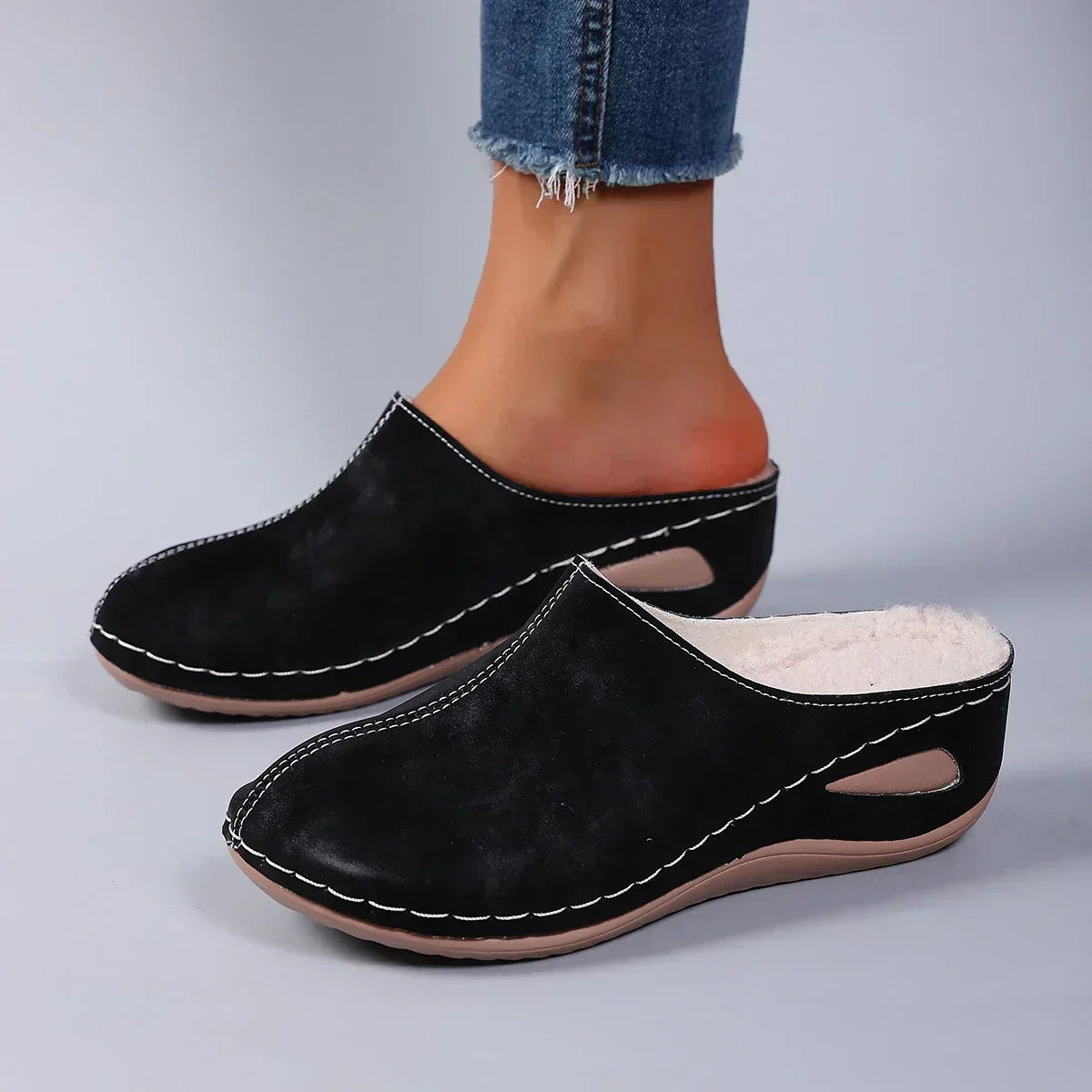 Anni™ - Orthopädische Hausschuhe aus Fleece