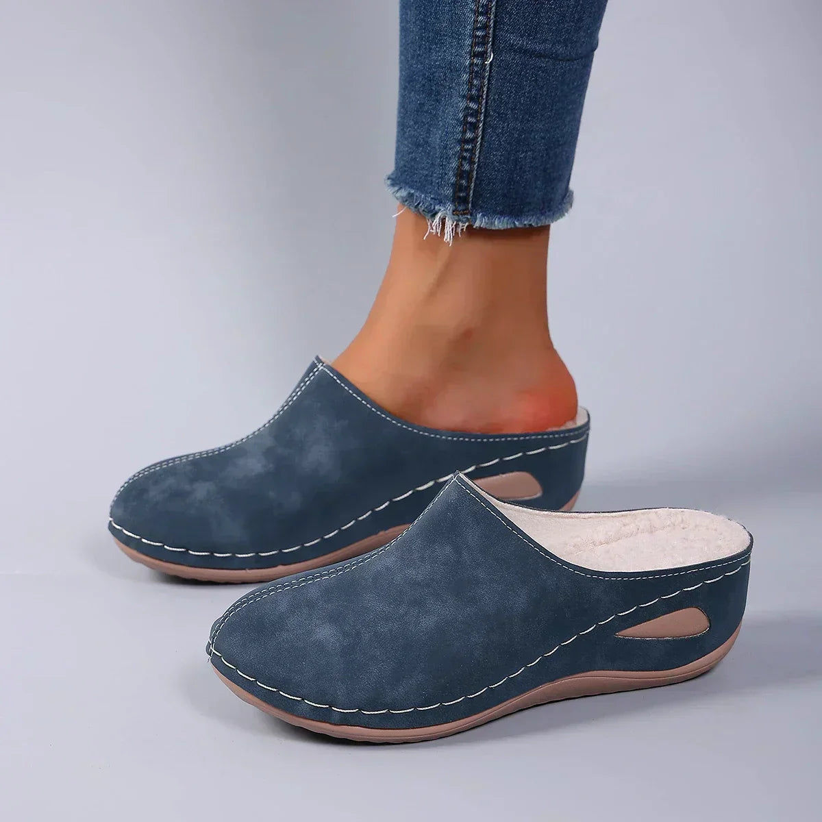 Anni™ - Orthopädische Hausschuhe aus Fleece